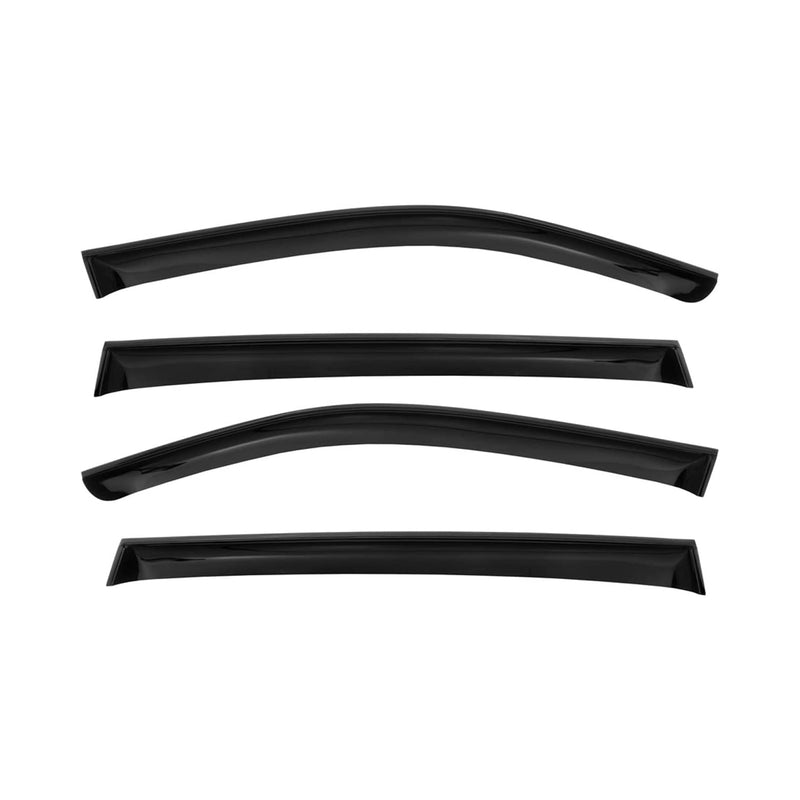 4 deflettori antivento e antipioggia per Audi Q7 4LB 2006-2015 in acrilico scuro