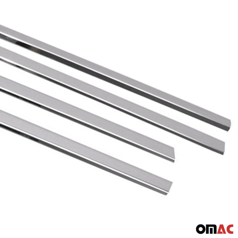 Listelli decorativi per finestrini Ford Fusion 2002-2012 in acciaio inox cromato 4 pezzi 