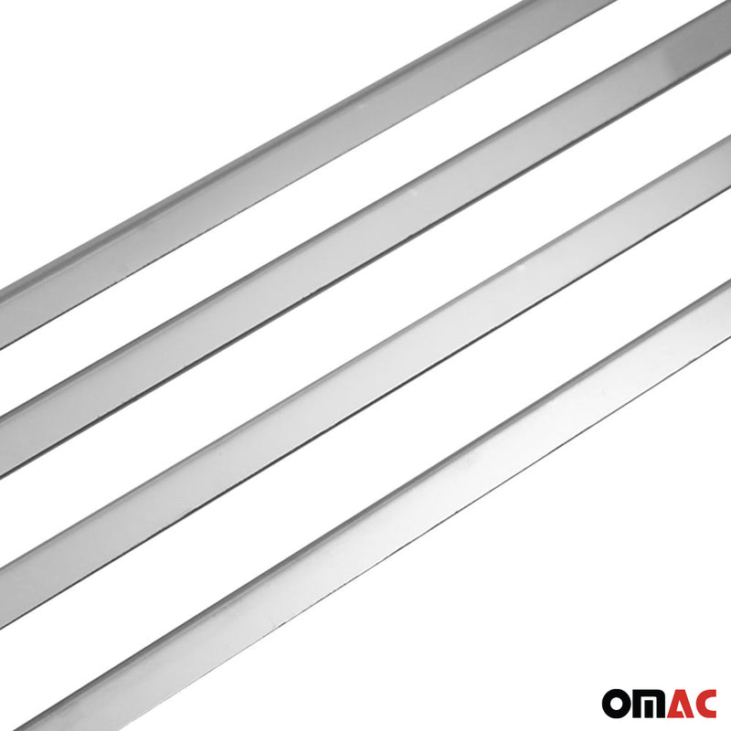 Listelli decorativi per finestrini per Land Rover Freelander 2007-2011 in acciaio inox, 4 pezzi