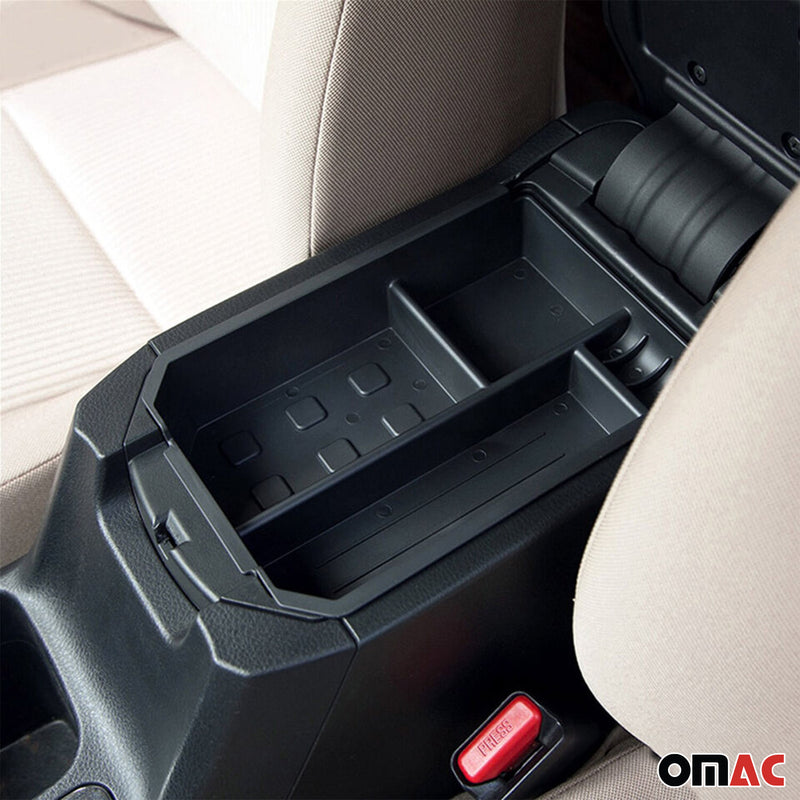 Box portaoggetti centrale per bracciolo Toyota RAV4 2013-2018 ABS Nero 