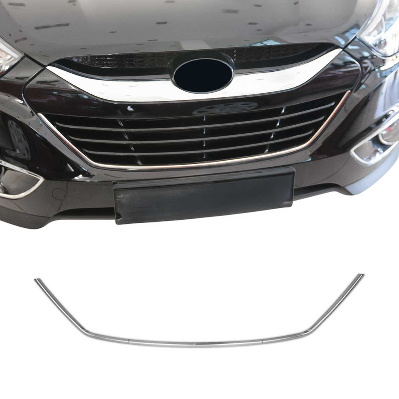 Strisce per griglia radiatore per Hyundai ix35 2010-2015, cromate spazzolate, 1 pezzo 