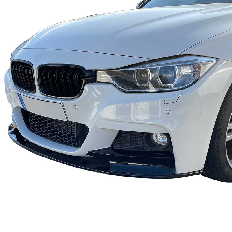 Paraurti anteriore JOM con spoiler per BMW F30 F31 2011-2019 nero lucido