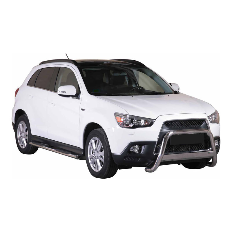 Protezione anteriore per Mitsubishi ASX 2010-2012 ø63mm acciaio argento 