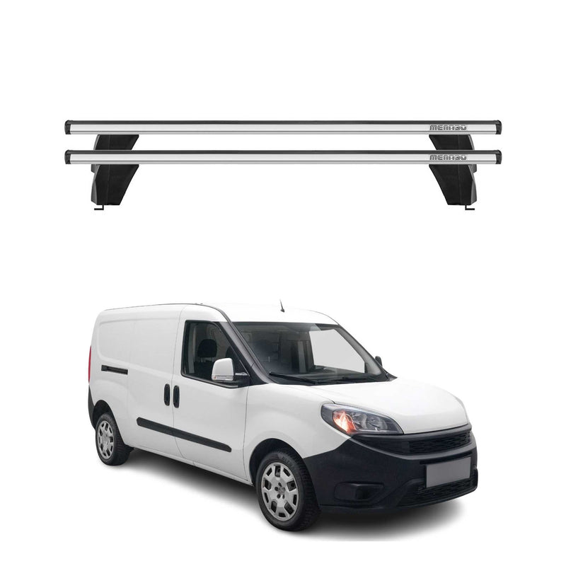 Barre portatutto Menabo per Fiat Doblo Maxi 2015-2024 ABE grigio alluminio