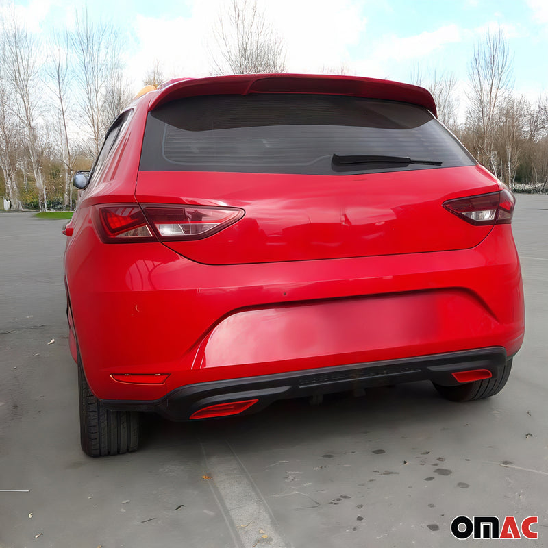 Heckdiffusor Stoßstange Heckansatz für Seat Leon 2012-2020 Schrägheck Grundiert