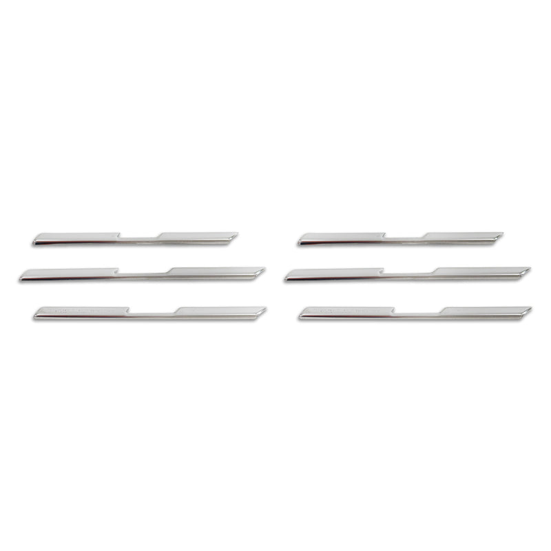 Strisce griglia per Renault Captur 2020-2025 argento cromato 6x