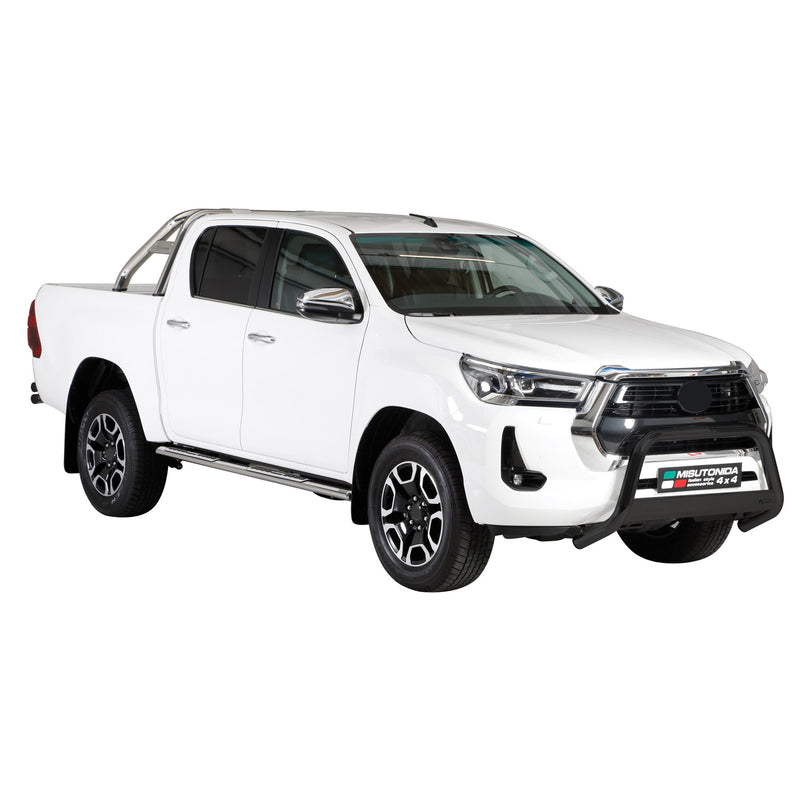 Frontbügel Frontschutzbügel für Toyota Hilux 2021-2025 ø63mm Stahl Schwarz