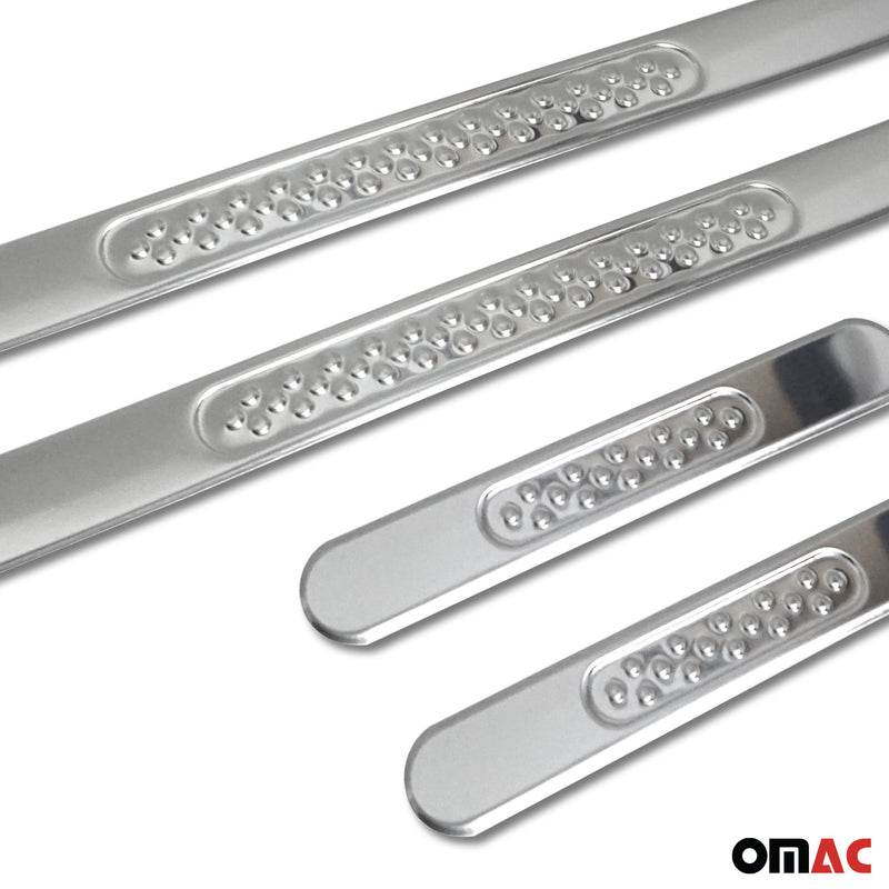 Soglie porte per Seat Mii VW Up Skoda Citigo acciaio inox 4x