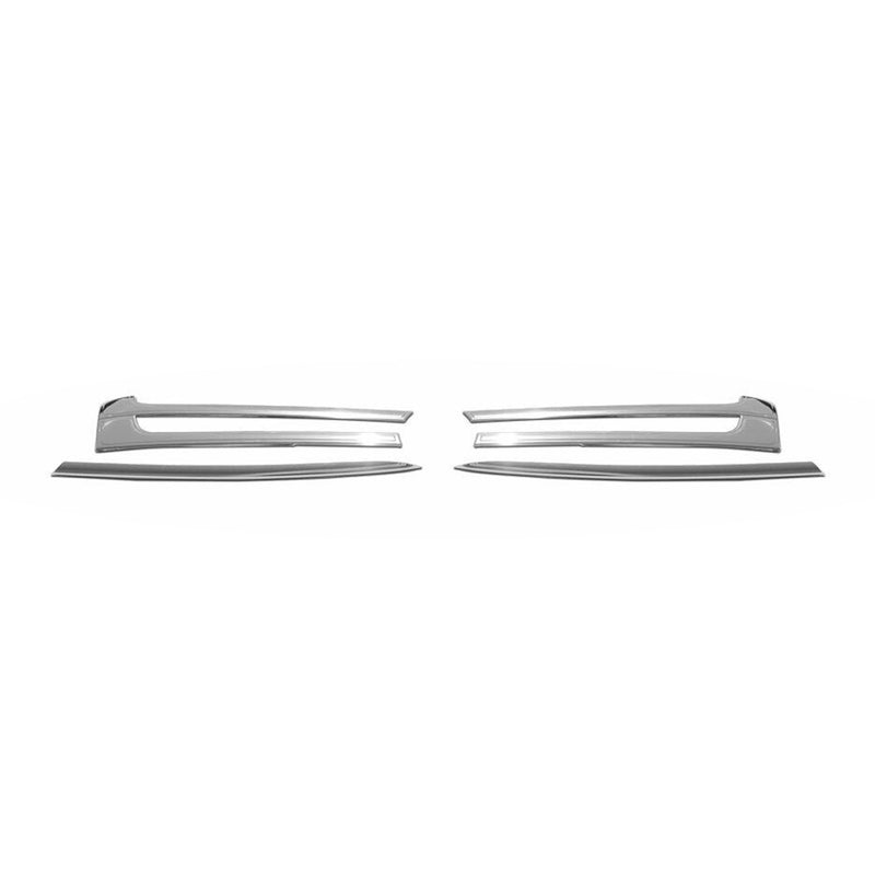 Kühlergrill Leisten Grillleisten für VW Transporter T5 2010-2015 Chrom Silber 4x