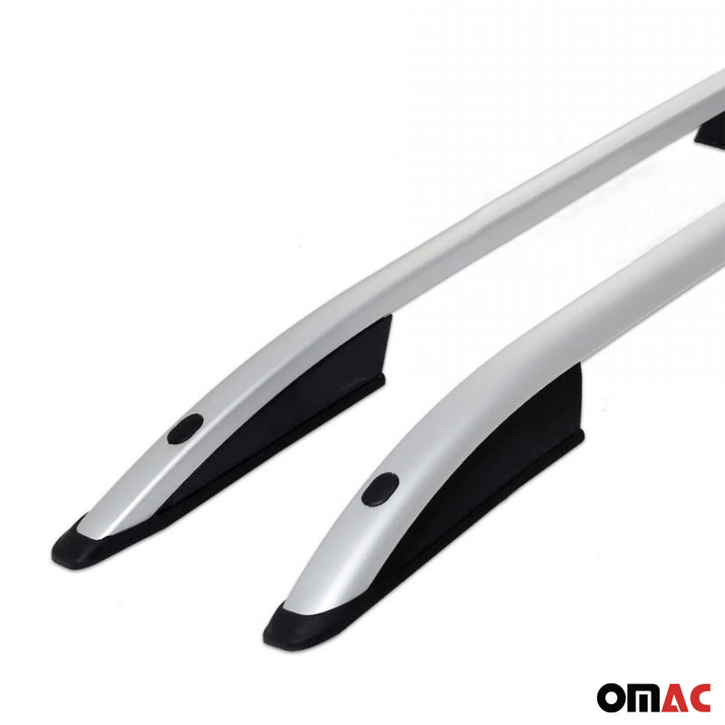 Barre portatutto in alluminio grigio per Peugeot 3008 2016-2019, 2 pezzi