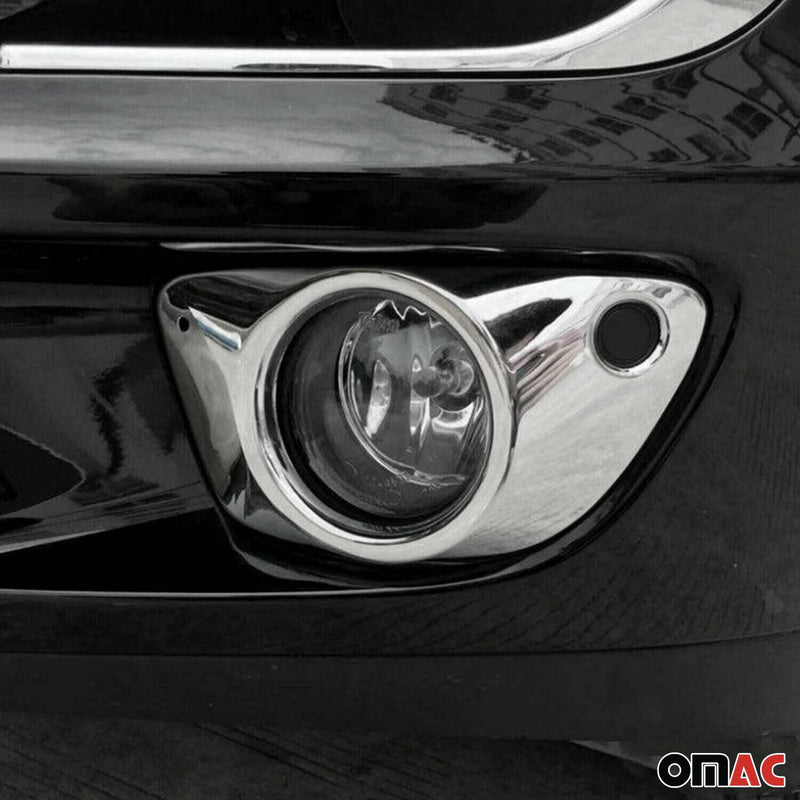 Cornice fendinebbia per Porsche Macan 2014-2018 ABS cromato 2x
