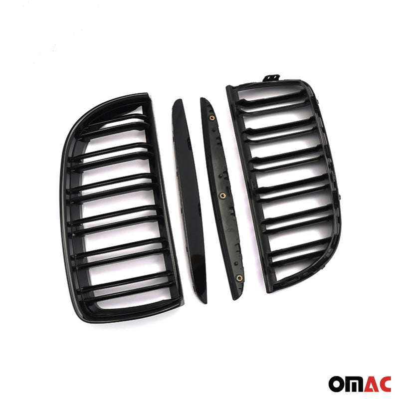 Griglia a doppio rene BMW Serie 3 E90 Limousine M3 2004-2008, nero lucido