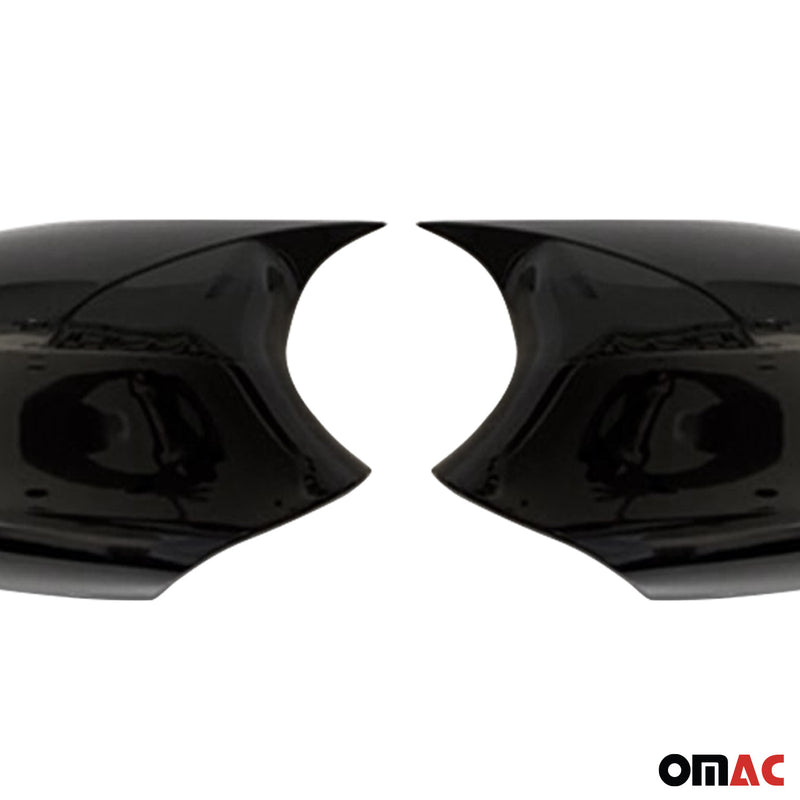 Calotte specchietti retrovisori per BMW Serie 3 E90 2008-2011 ABS nero lucido 2 pezzi