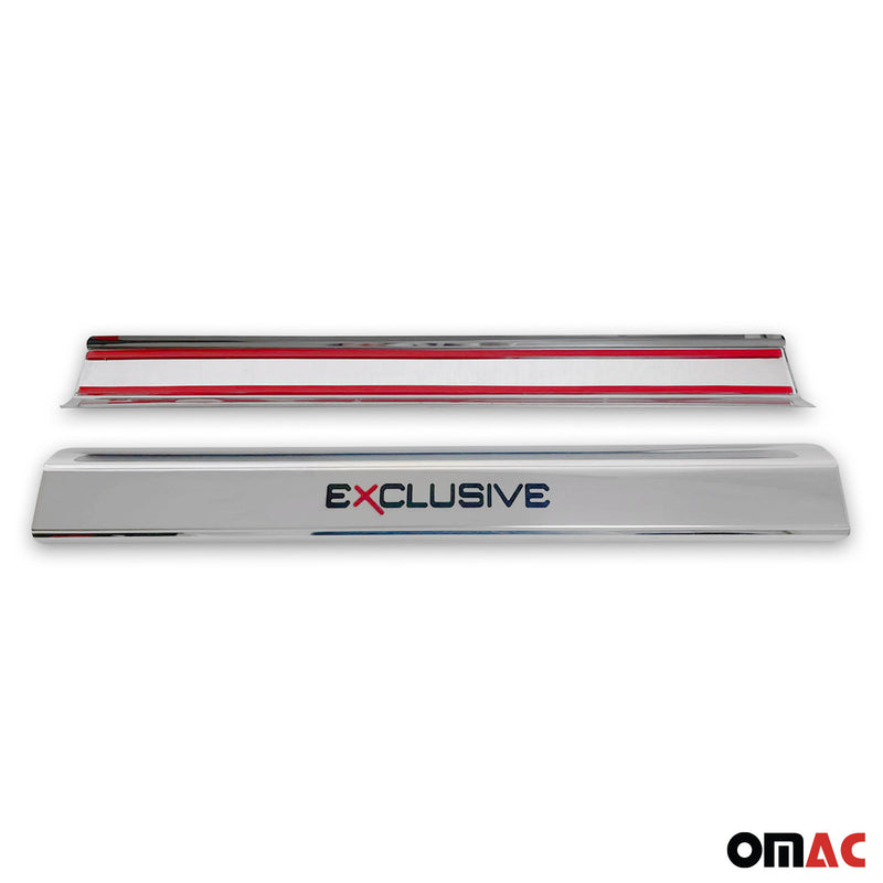 Soglie porte Edition per BMW Serie 5, Serie 6, Serie 7, Serie 8, acciaio inox 2x