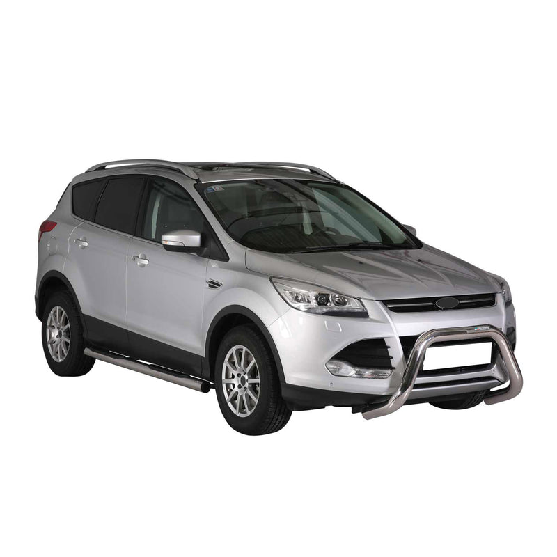 Protezione anteriore per Ford Kuga 2013-2016 ø76mm acciaio argento