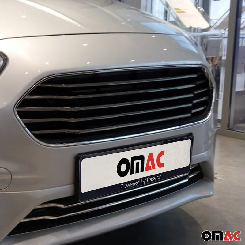 Strisce griglia per Ford Tourneo Courier 2018-2024 Cromate Scure 5x 