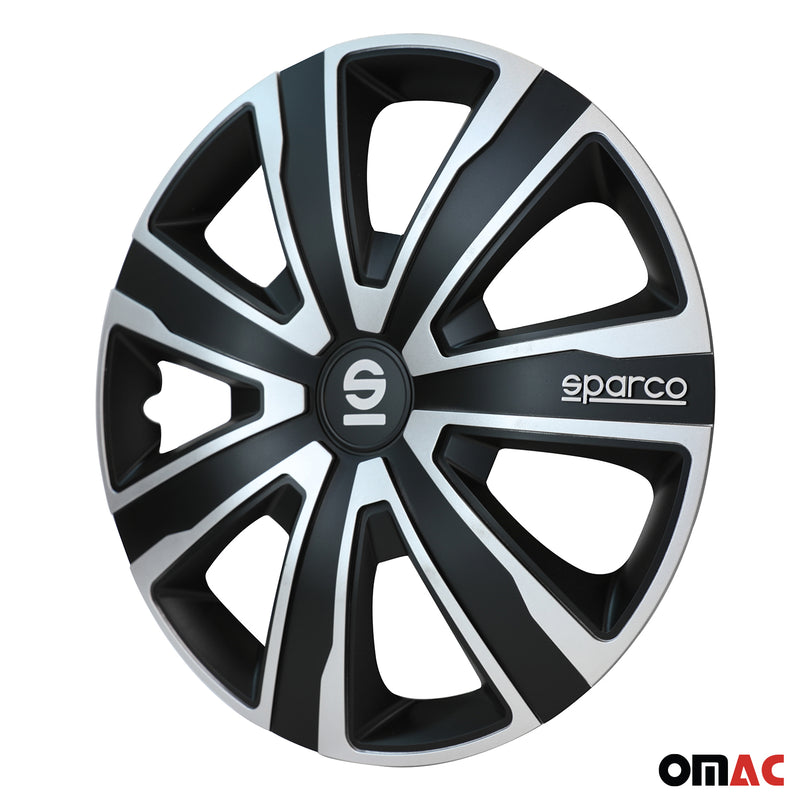 Coprimozzi Sparco 15 pollici Palermo Nero 4 pezzi