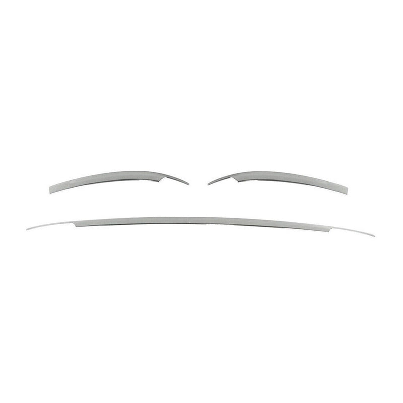Fascia paraurti posteriore per VW Tiguan 2016-2020 in acciaio inox cromato, 3 pezzi