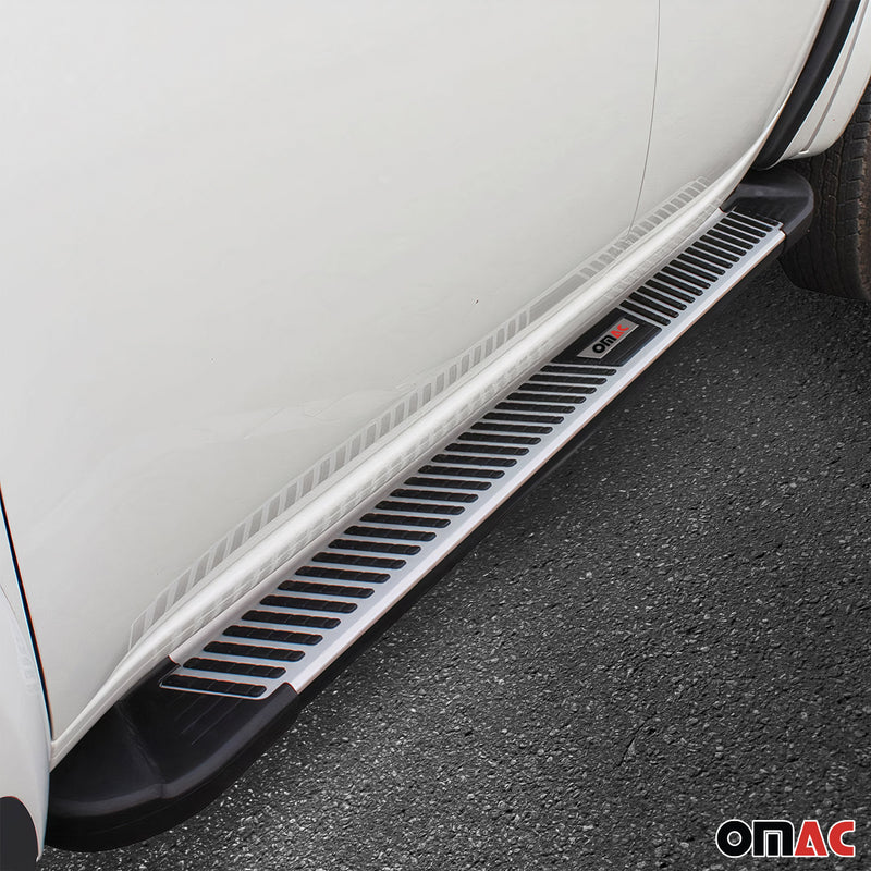 Predellini laterali per Ford Ranger Double Cab 2012-2022 Alu Nero