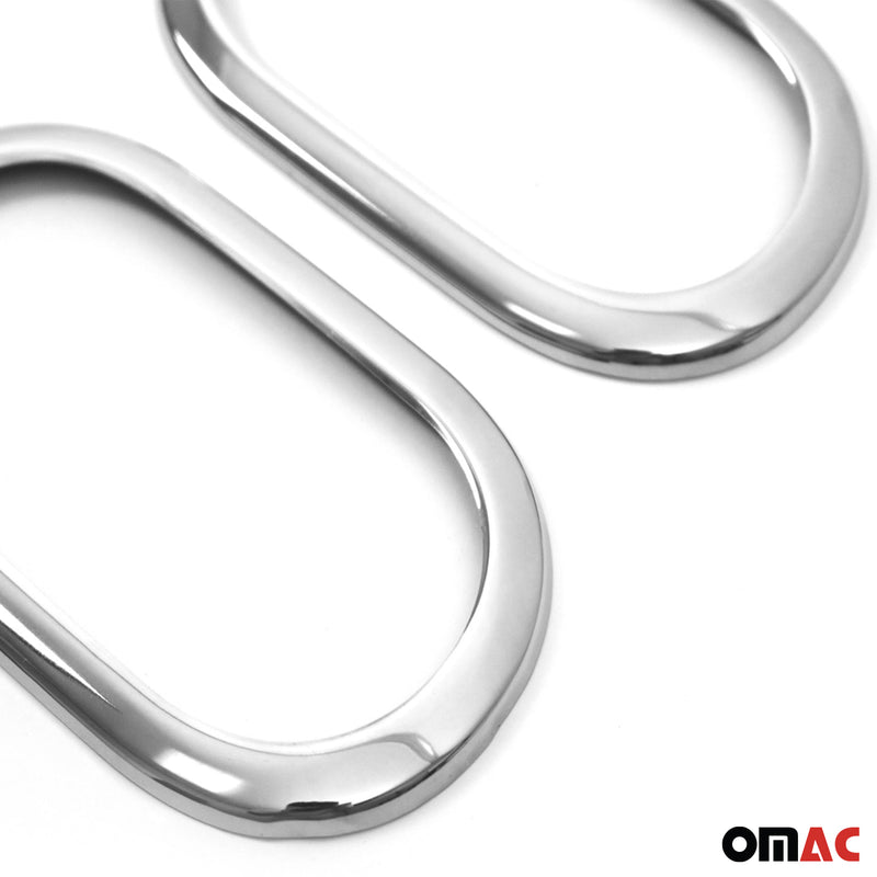 Copri maniglia porta, copri maniglia porta per Smart ForTwo 2015-2021, acciaio inossidabile, argento, 2 pezzi 