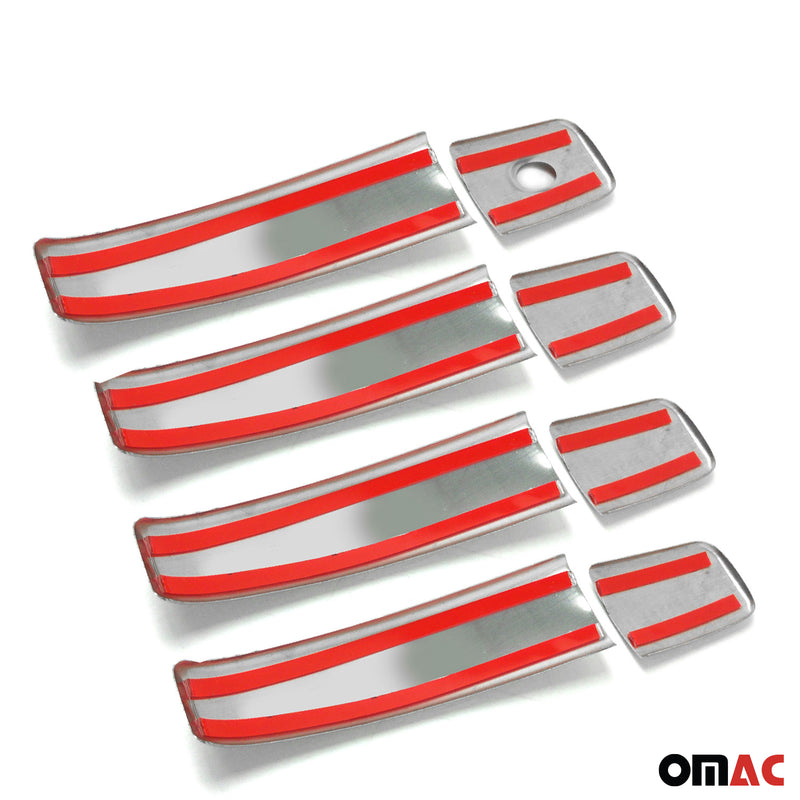 Copri maniglia porta, copri maniglia porta per Renault Trafic 2001-2014 4 porte in acciaio inox 8x