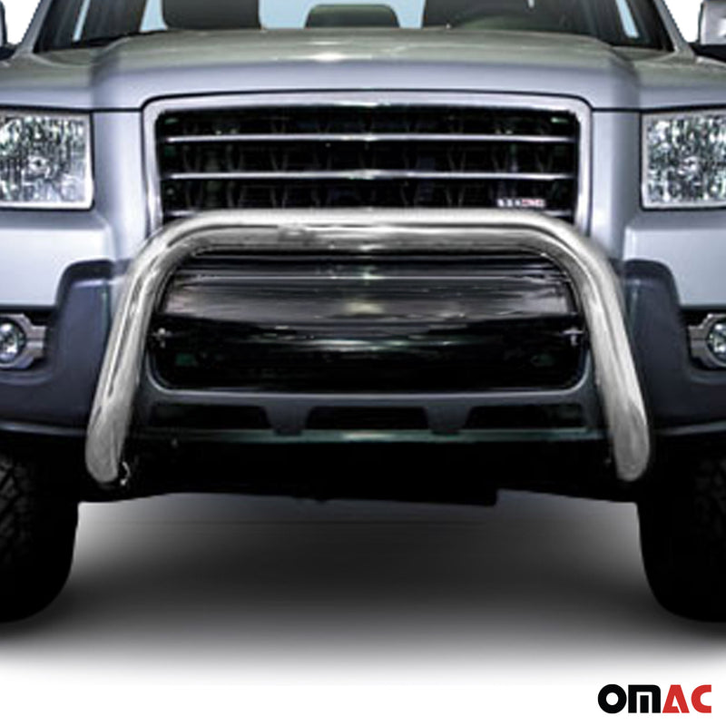 Protezione anteriore per Ford Ranger 2007-2012 con bull bar ABE argento