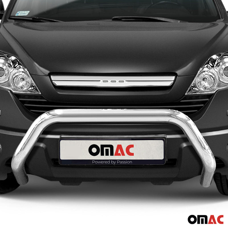 Protezione anteriore per Honda CR-V 2006-2009 con ABE acciaio argento