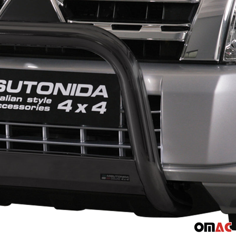 Barra di protezione anteriore per Mitsubishi Pajero 2012-2018 ø63mm acciaio nero