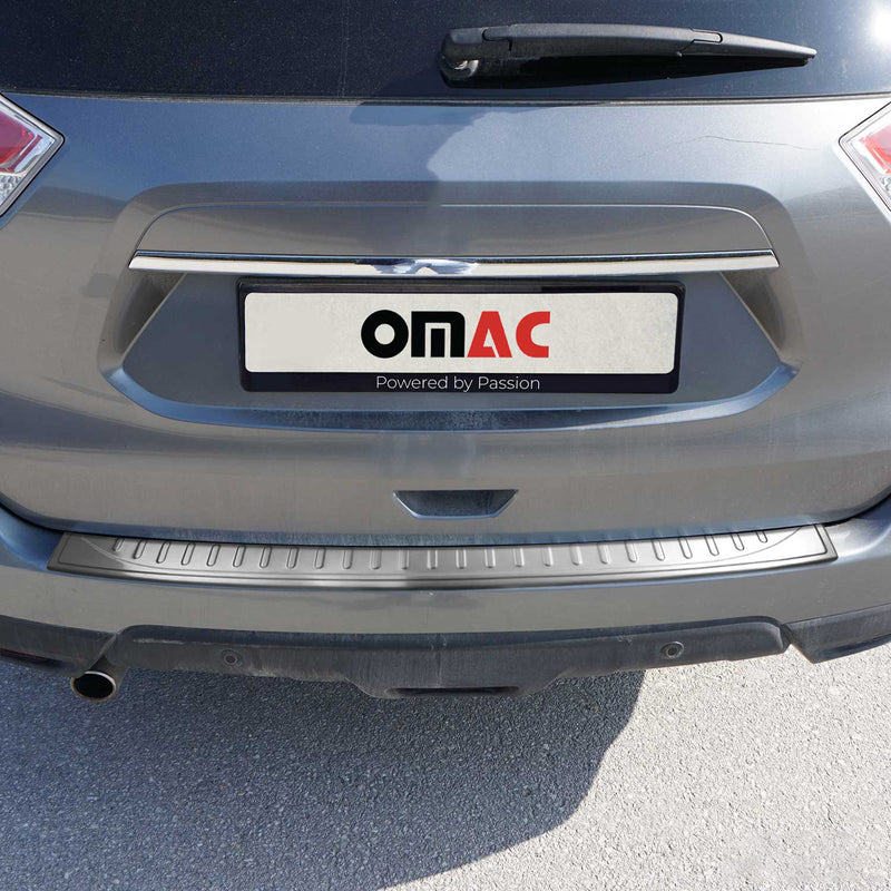 Protezione soglia di carico in acciaio inox per Nissan X-Trail T32 2014-2021 in acciaio inox cromato opaco