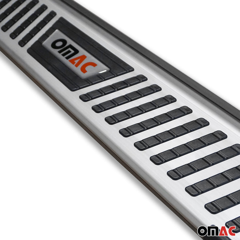 Predellini laterali per Isuzu D-Max DoubleCab 2012-2019 Alu Nero