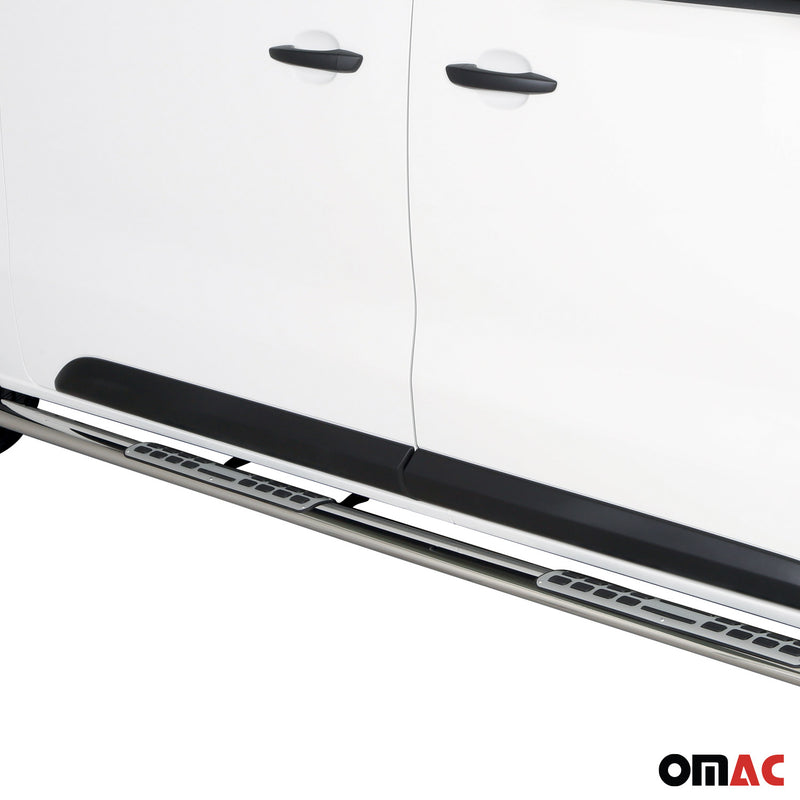 Minigonne laterali in acciaio inox per Opel Vivaro 2019-2025 L2 Grigio Medio