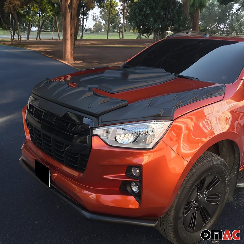 Deflettore cofano protezione insetti e pietre per Isuzu D-Max 2019-2025 scuro 