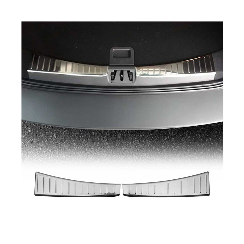 Paraurti di protezione della soglia di carico interna per Ford Kuga 2017-2020 in acciaio inox argento 2 pezzi