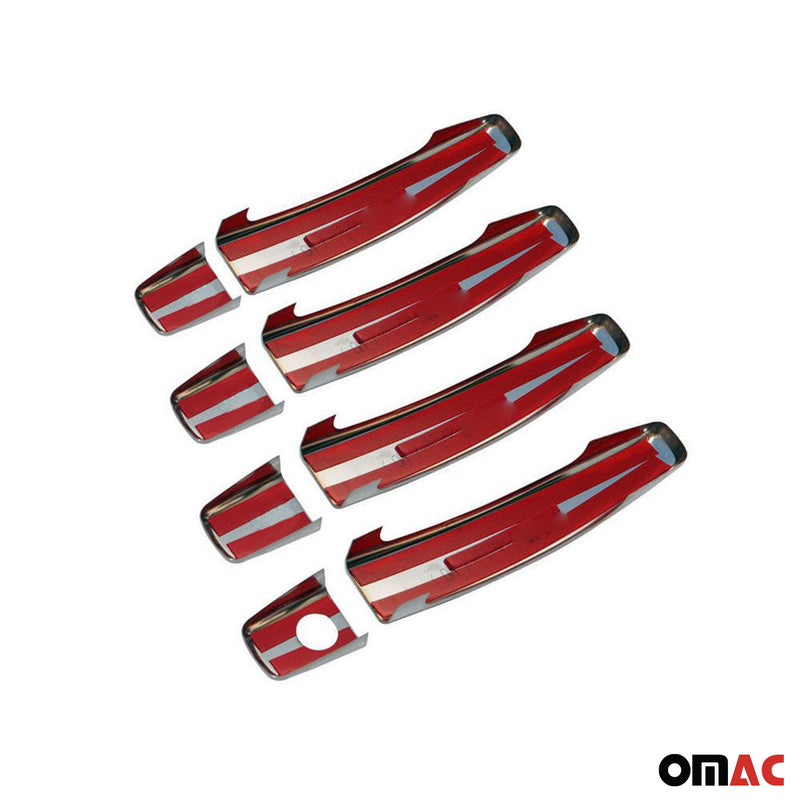 Copri maniglia porta, copri maniglia porta per Opel Antara 2006-2017 in acciaio inox argento 8 pezzi