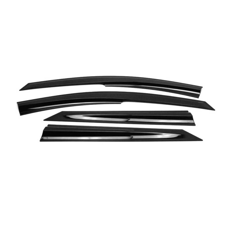 4 deflettori antivento e antipioggia per VW Passat B8 2015-2019 in acrilico scuro