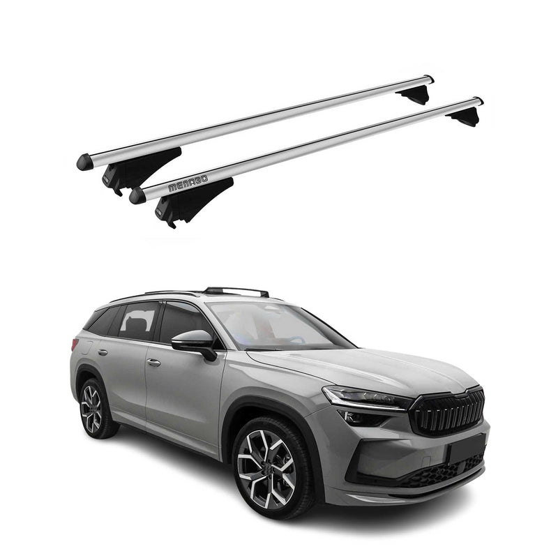 2025 Skoda Kodiaq II Menabo portapacchi base alluminio argento