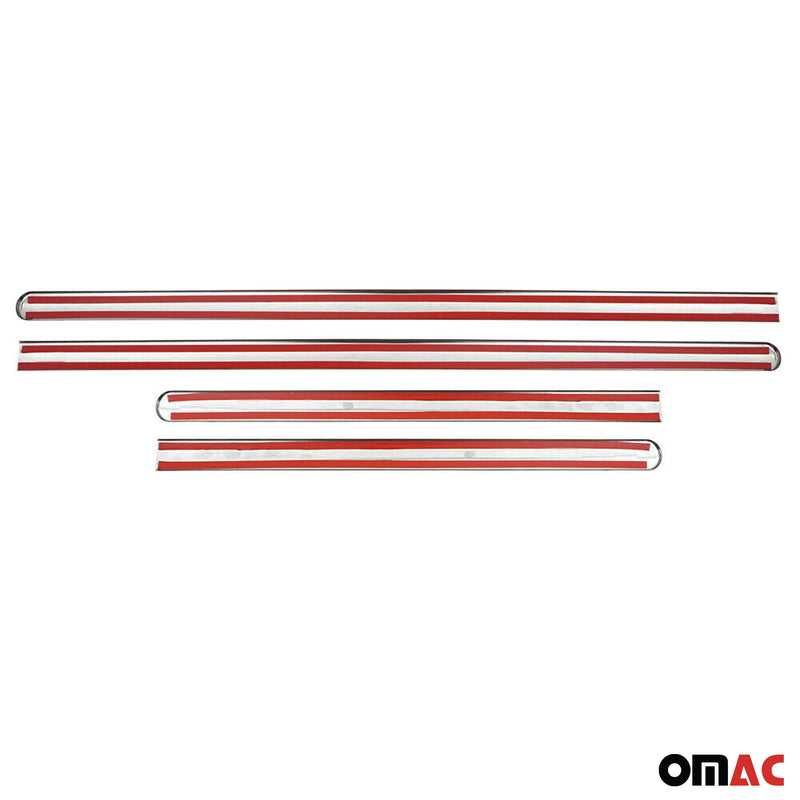 Striscia di protezione per porta laterale, strisce per porta, strisce di protezione per porta per Ford C-Max 2003-2012 in acciaio inox 4x