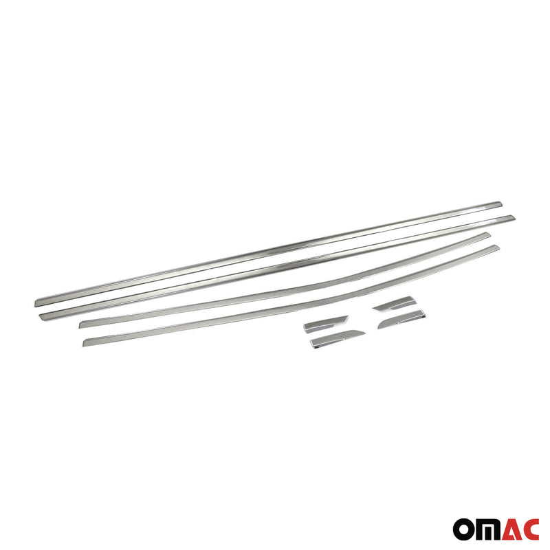 Listelli decorativi per finestrini per Renault Clio 2019-2025 in acciaio inox cromato 8 pezzi 