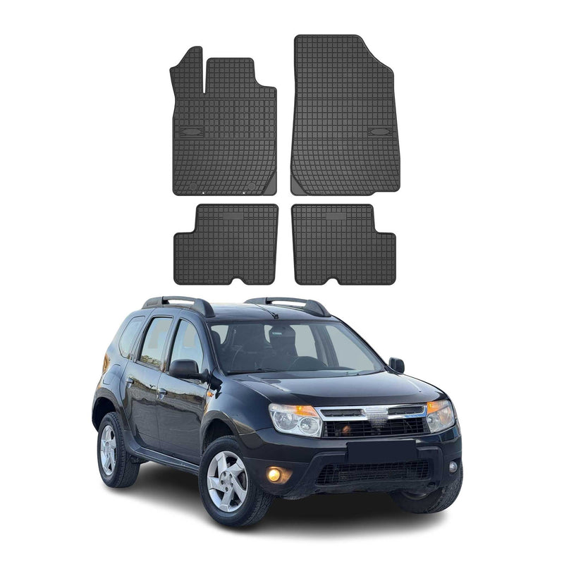 2010-2013 Dacia Duster Fußmatten Gummi Schwarz 4 tlg