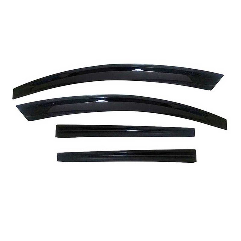 4 deflettori antivento e antipioggia per VW Amarok 2011-2021 in acrilico scuro