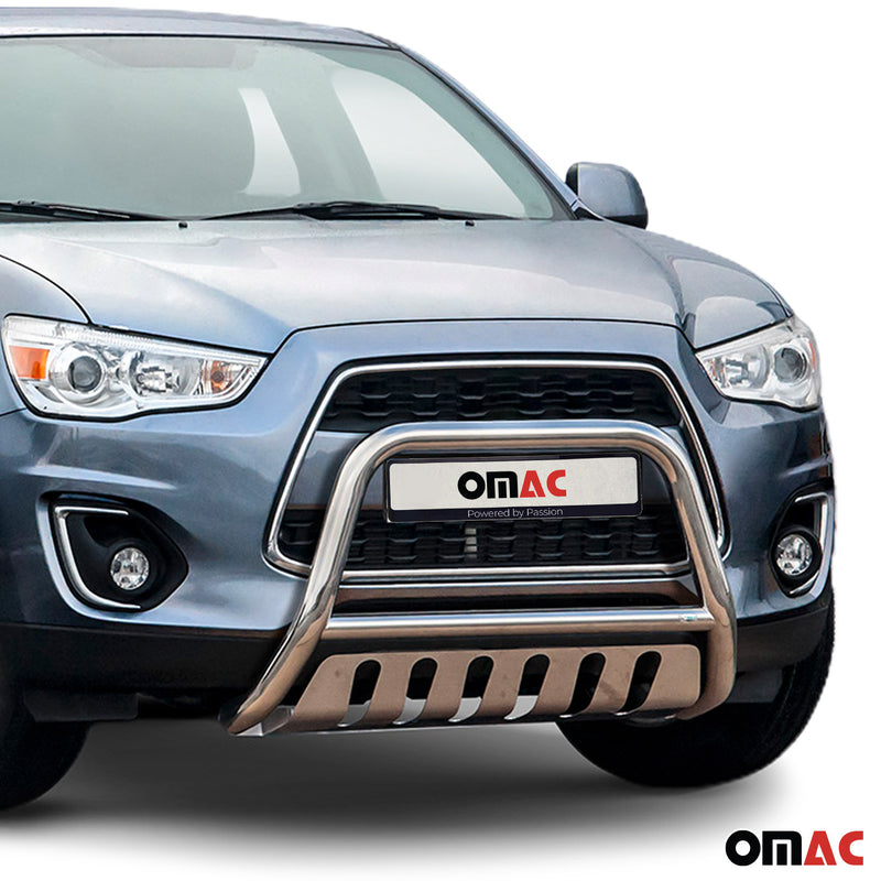 Protezione anteriore per Subaru ASX 2012-2017 ABE acciaio inossidabile argento 