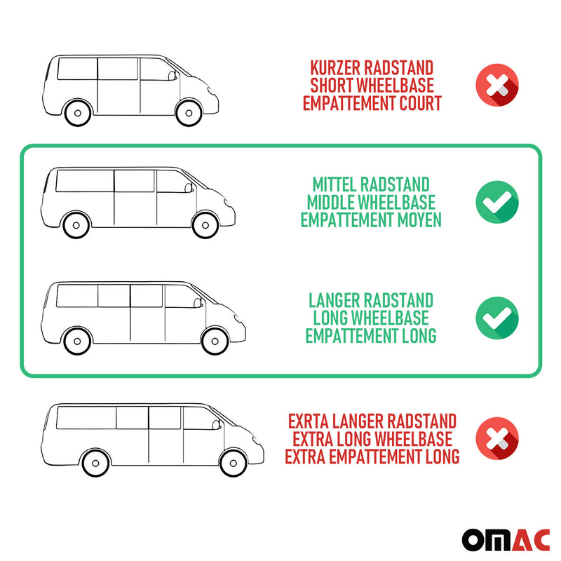 Pedane laterali per Opel Vivaro C 2019-2025 L1 L2 Alu