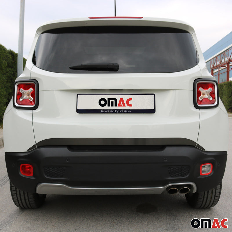 Listello decorativo per bagagliaio per Jeep Renegade 2014-2024, spazzolato scuro, 3 pezzi