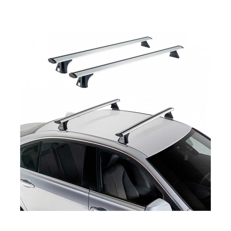 Barre portatutto per Range Rover Sport 2005-2013 e Discovery 2005-2017 Alu Silver 2x