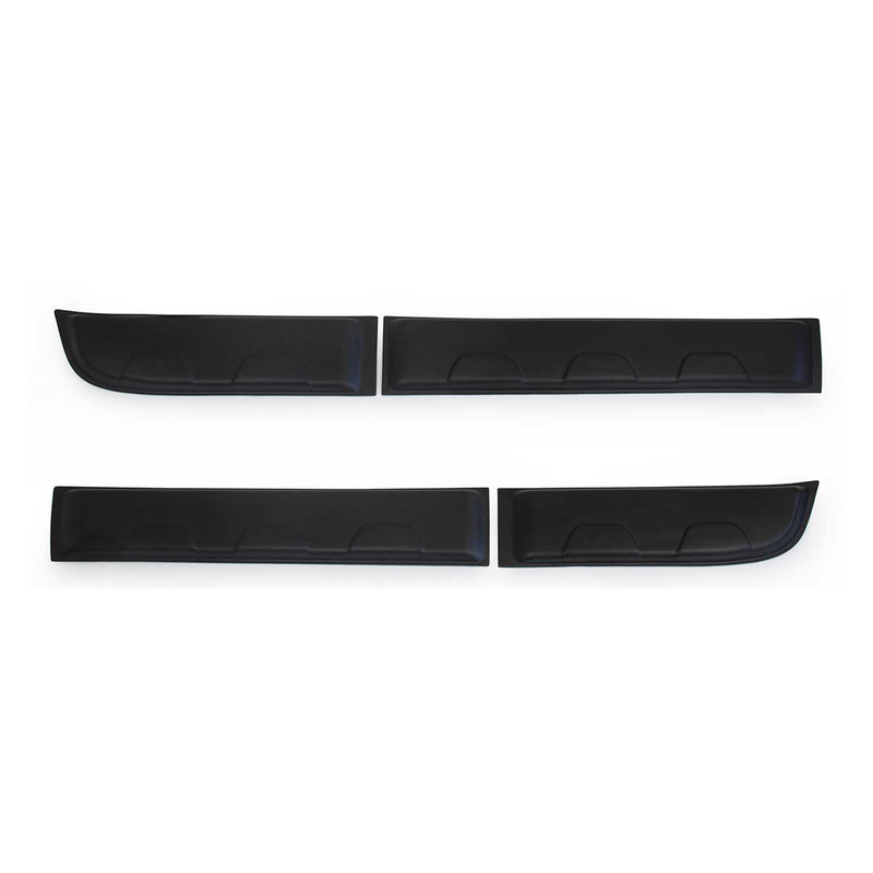 Strisce di protezione laterali per portiere 4x per Dacia Duster 2010-2018 ABS Nero 4 pezzi 