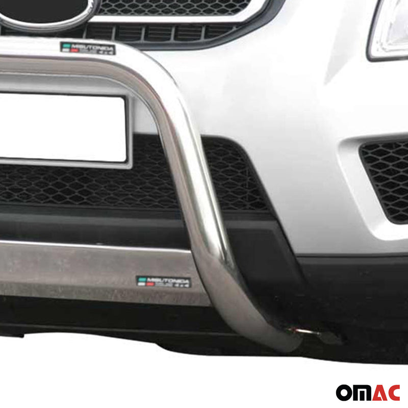 Protezione anteriore per Kia Sportage 2008-2010 ø63mm acciaio argento