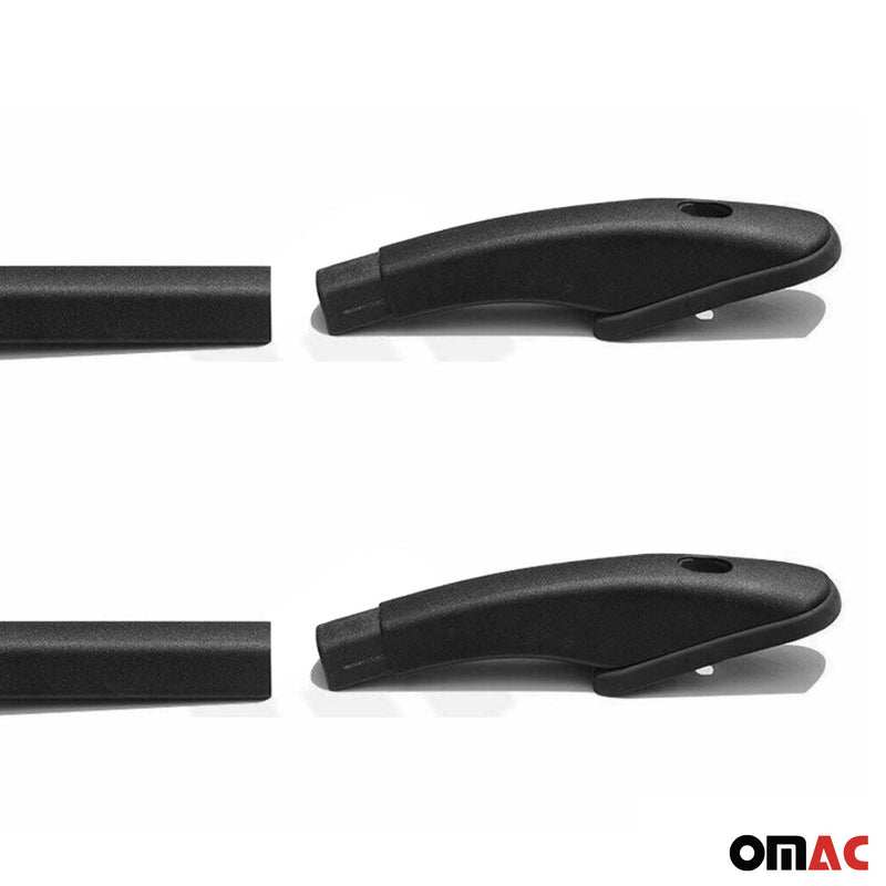 Barre portatutto in alluminio per Nissan Qashqai J10 2006-2014 Alu Black