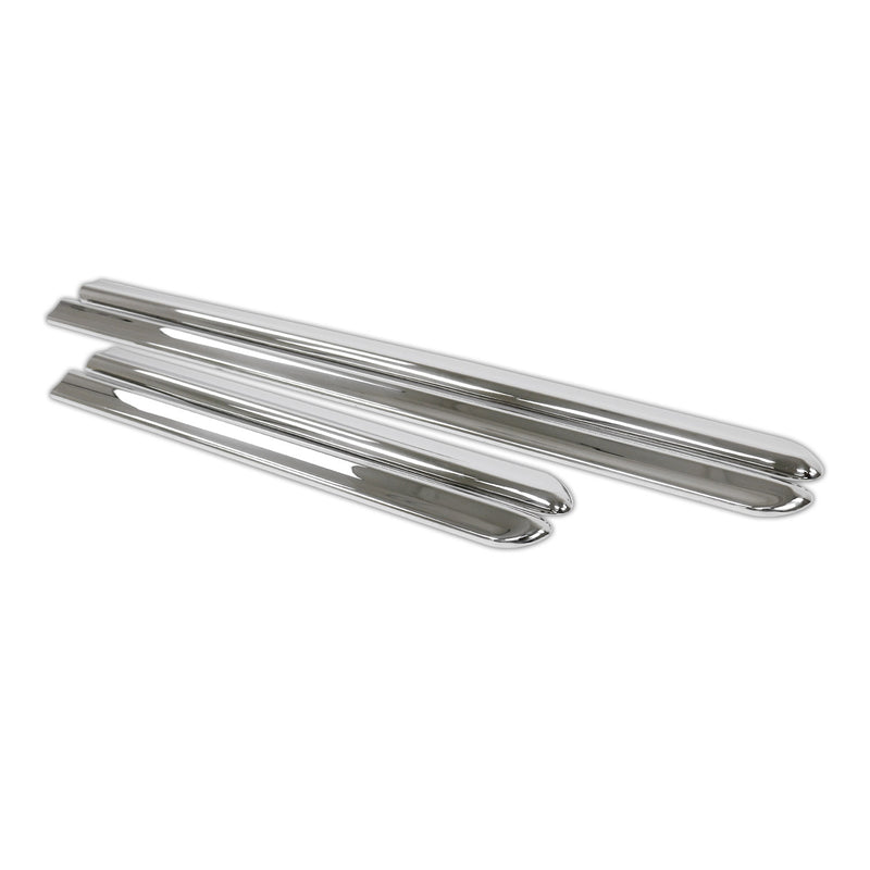 Striscia di protezione per porta laterale, strisce di protezione per porta per Fiat Doblo 2000-2006 in acciaio inox 4x 