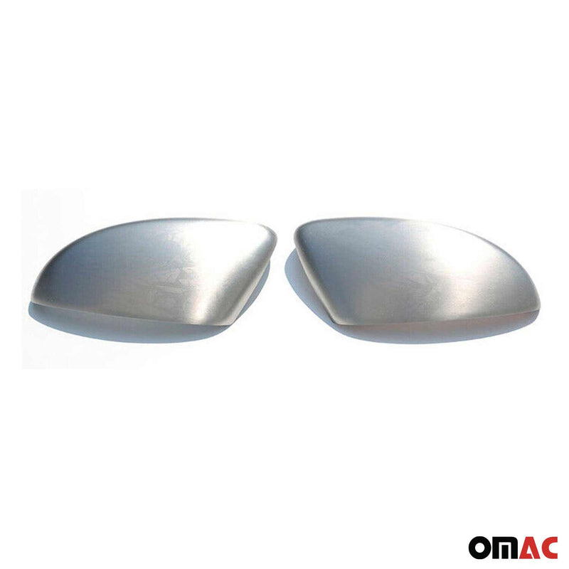 Calotte specchietti retrovisori per VW CC 2012-2017 in acciaio inox opaco, 2 pezzi