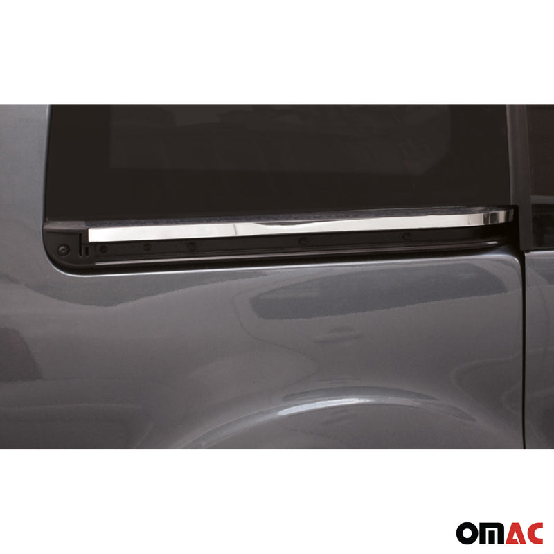 Striscia di protezione per porta laterale per Peugeot Partner Tepee 2008-2018 in acciaio inox 2x